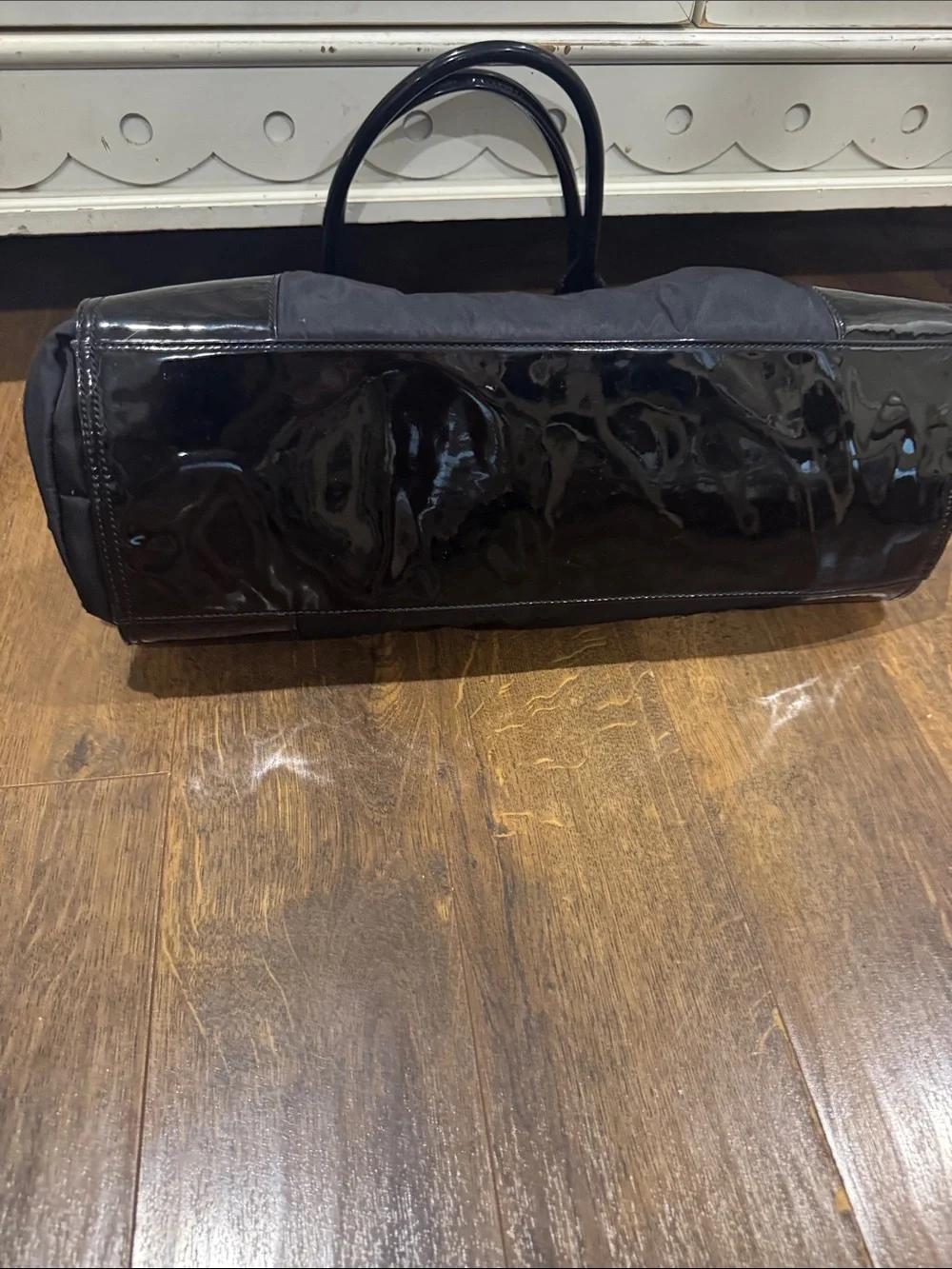 Tory Burch Black Tote with Logo Medallion